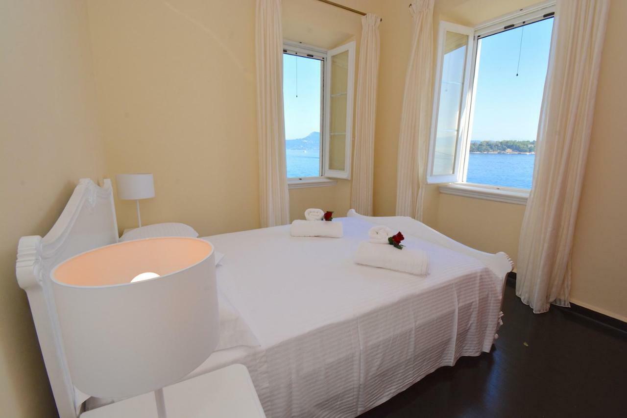 Angiolina Sea View Apartment Korfu Dış mekan fotoğraf