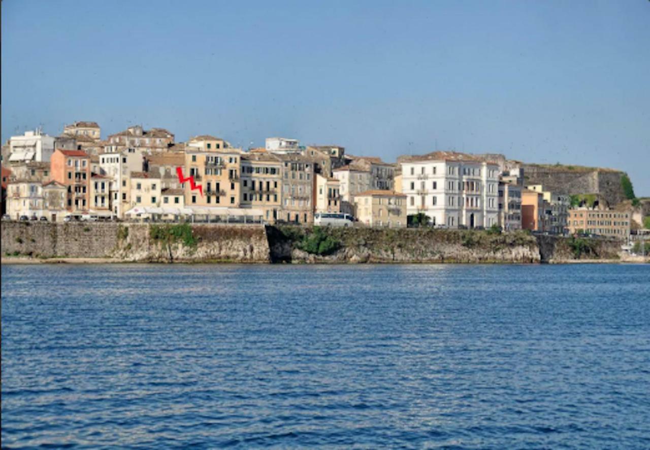 Angiolina Sea View Apartment Korfu Dış mekan fotoğraf