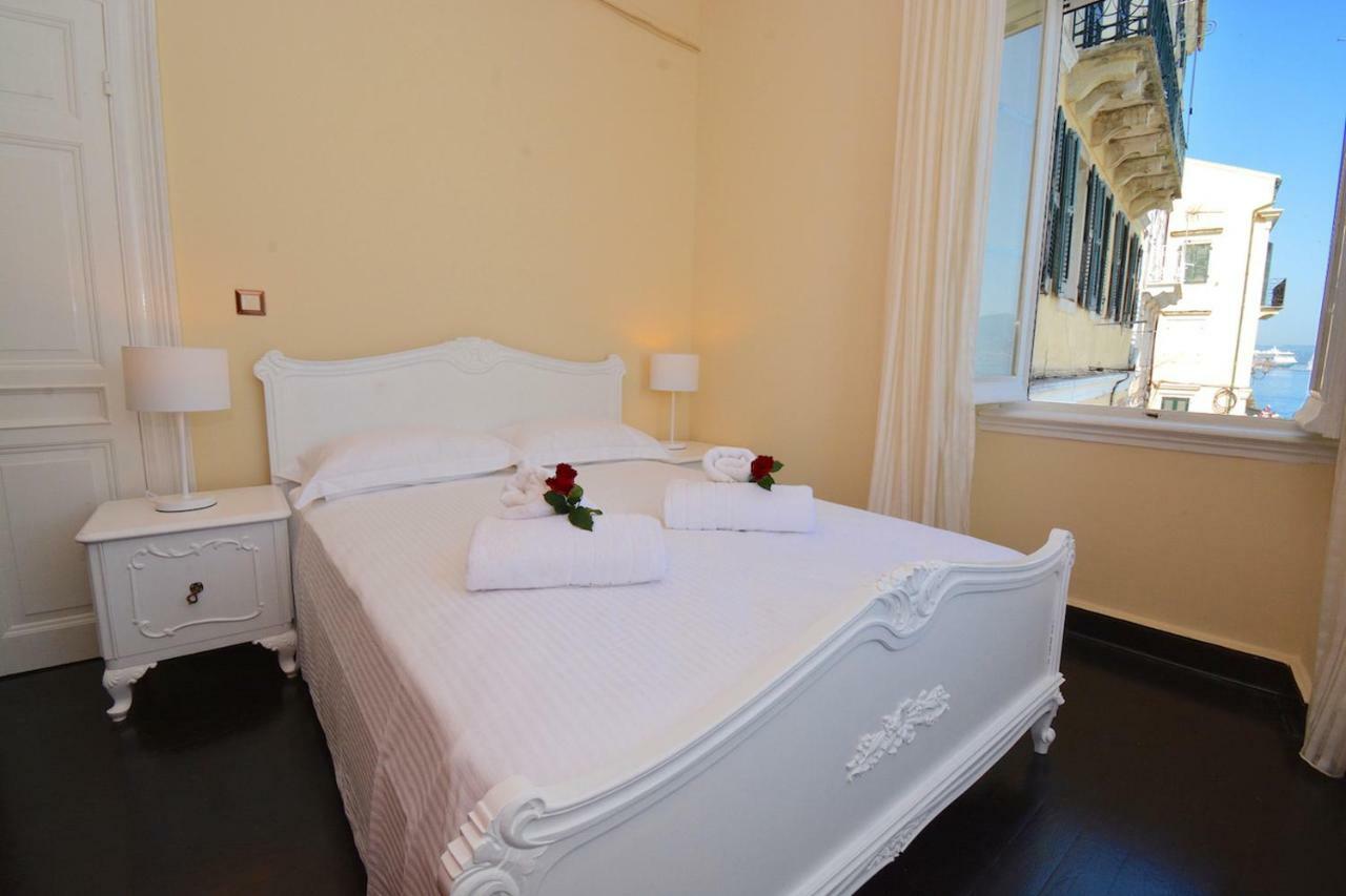 Angiolina Sea View Apartment Korfu Dış mekan fotoğraf
